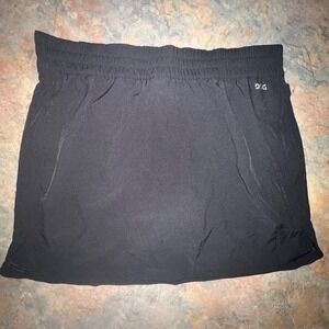 Dsg Mid-Rise Stride Skort With Built-In Shorts, Black, Size Small